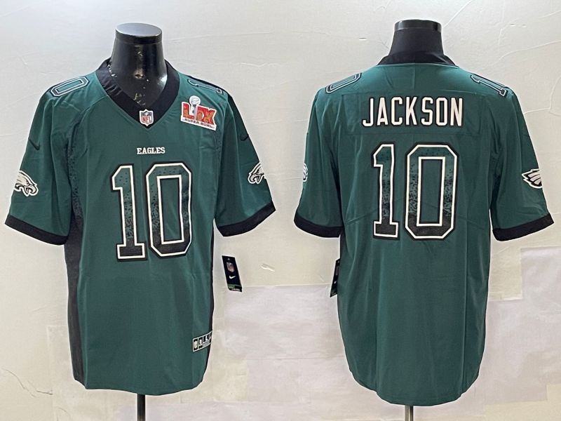 Men Philadelphia Eagles #10 Jackson Green 2025 Nike Drift Fashion Color Rush Limited NFL Jersey style 2->philadelphia eagles->NFL Jersey